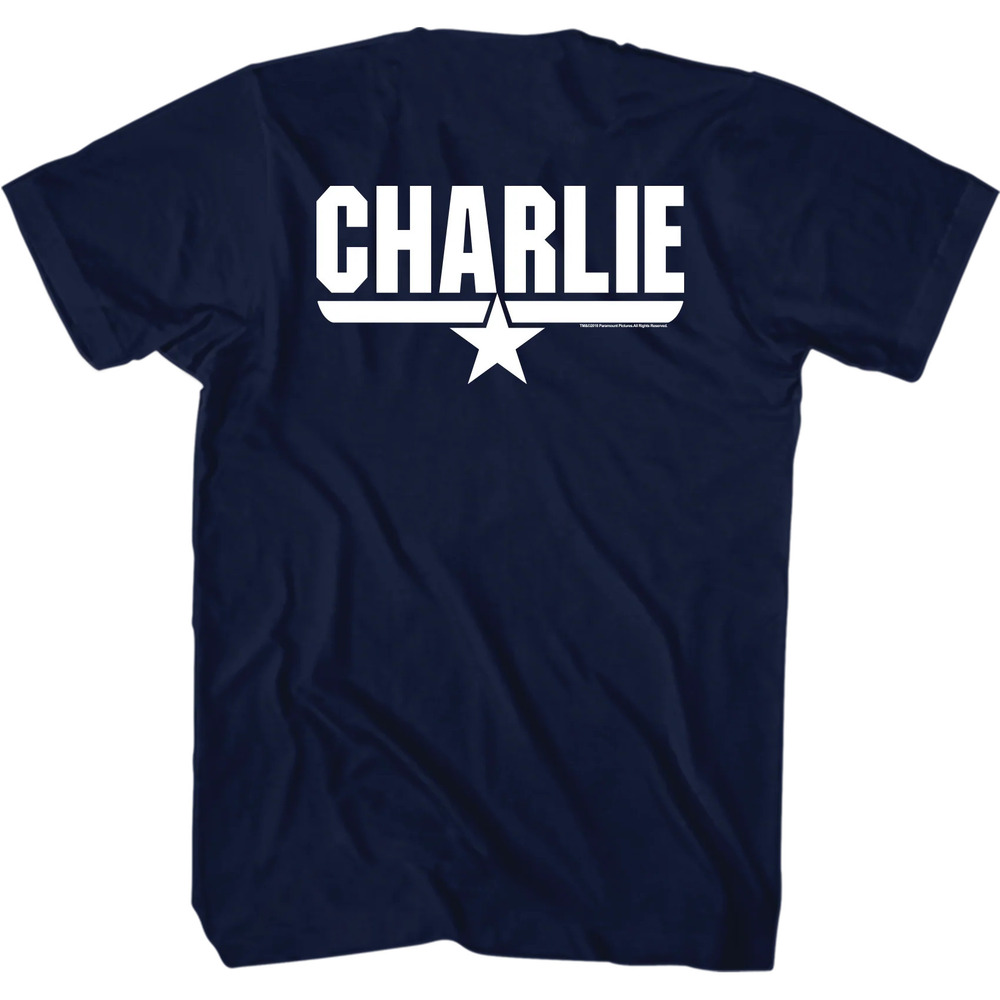 Adult Charlie Top Gun Tshirt